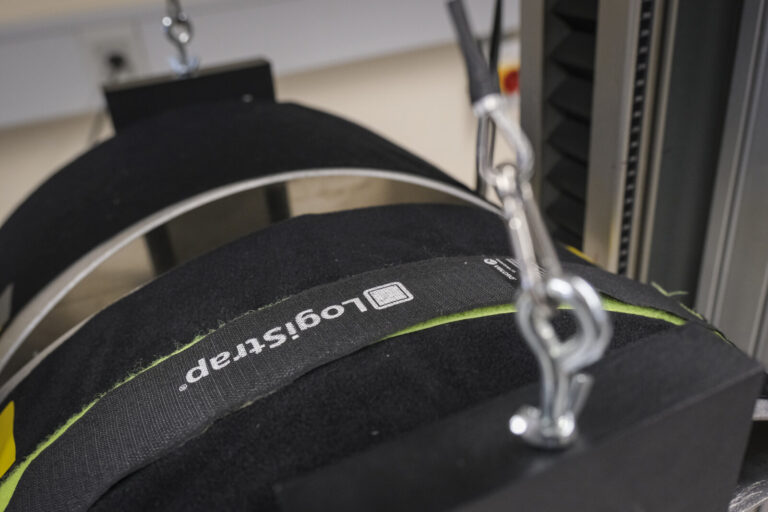 Switzerland, Geneve, 2024-04-23. In the DuPont laboratory near Geneva, Kevlar is cut, sewn and shot at to certify the bo