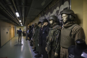 Switzerland, Geneve, 2024-04-23. In the DuPont laboratory near Geneva, Kevlar is cut, sewn and shot at to certify the bo