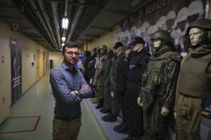 Switzerland, Geneve, 2024-04-23. In the DuPont laboratory near Geneva, Kevlar is cut, sewn and shot at to certify the bo