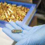 Switzerland, Geneve, 2024-04-23. In the DuPont laboratory near Geneva, Kevlar is cut, sewn and shot at to certify the bo