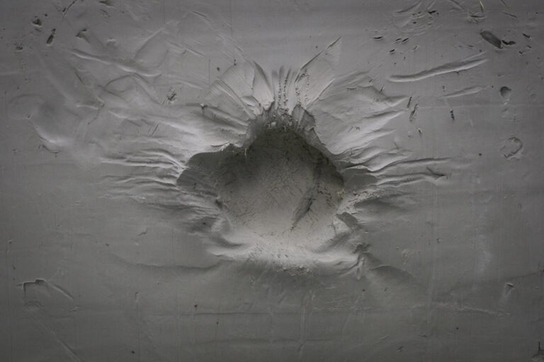 Switzerland, Geneve, 2024-04-23. In the DuPont laboratory near Geneva, Kevlar is cut, sewn and shot at to certify the bo