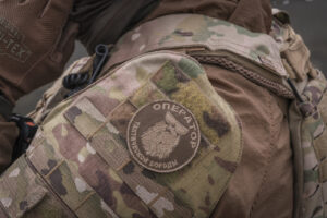 Ukraine, Pavlograd, 2026-04-24. Operators of the Omega special forces regiment of the Ukrainian National Guard train on