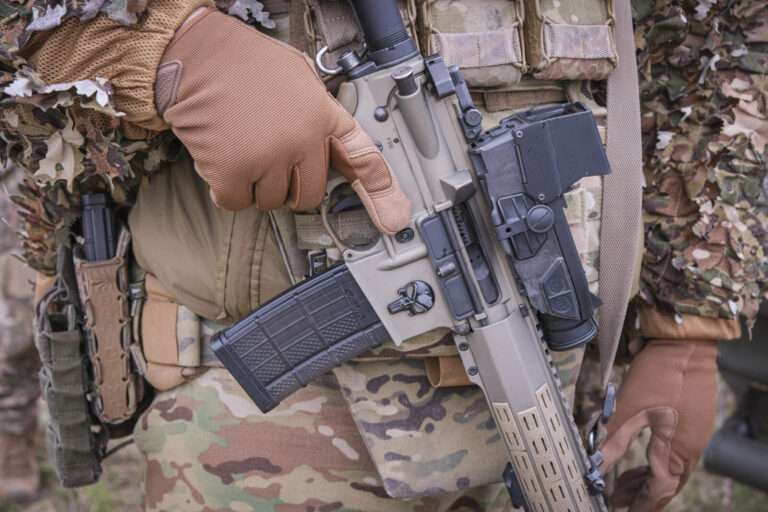 Ukraine, Pavlograd, 2026-04-24. Operators of the Omega special forces regiment of the Ukrainian National Guard train on 