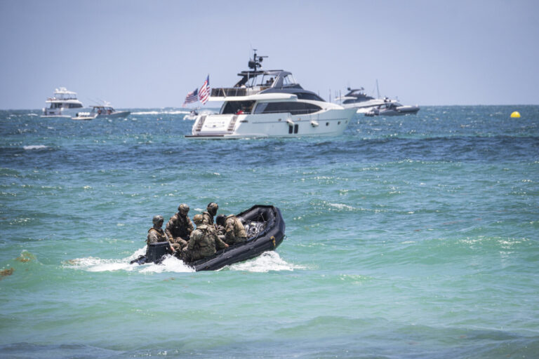 United States of America, Miami Beach, 2026-05-23. Over the Memorial Day weekend the Hyundai Air and Sea Show brings the
