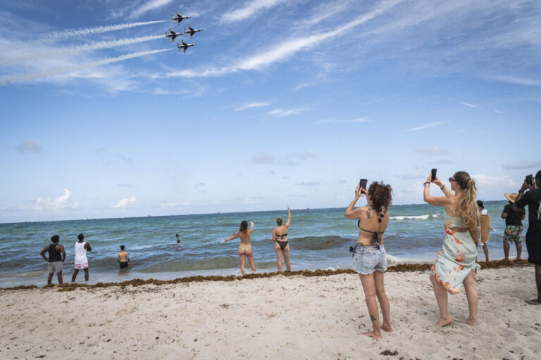 United States of America, Miami Beach, 2026-05-23. Over the Memorial Day weekend the Hyundai Air and Sea Show brings the