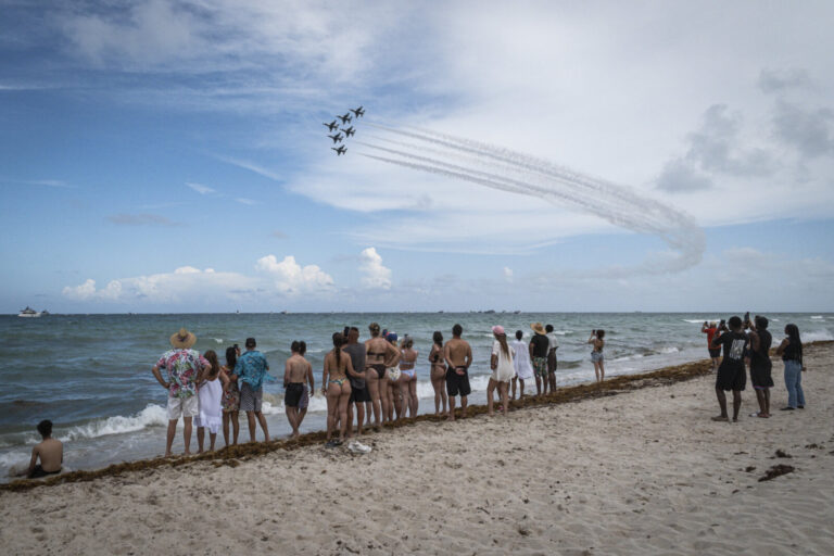 United States of America, Miami Beach, 2026-05-23. Over the Memorial Day weekend the Hyundai Air and Sea Show brings the