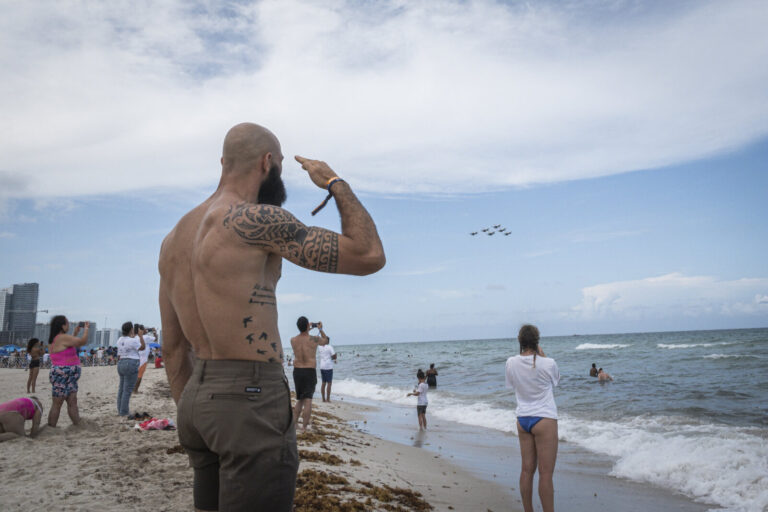 United States of America, Miami Beach, 2026-05-23. Over the Memorial Day weekend the Hyundai Air and Sea Show brings the