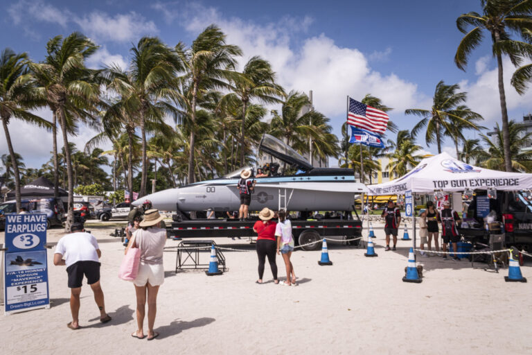 United States of America, Miami Beach, 2026-05-24. Over the Memorial Day weekend the Hyundai Air and Sea Show brings the
