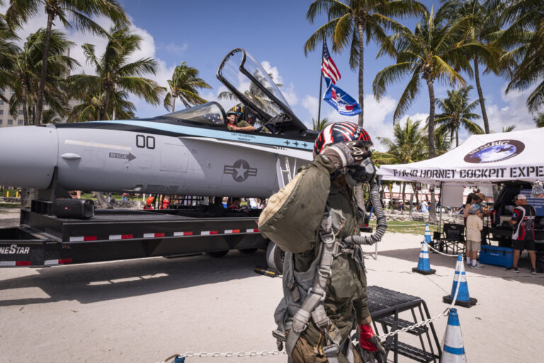 United States of America, Miami Beach, 2026-05-24. Over the Memorial Day weekend the Hyundai Air and Sea Show brings the