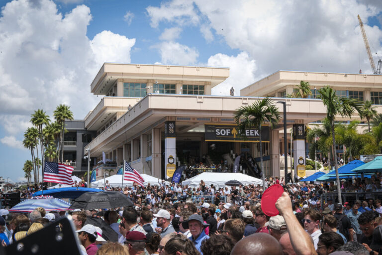 USA, Tampa, 2026-05-20. At SOF Week 2026, American special operations forces and defense industry leaders present the te