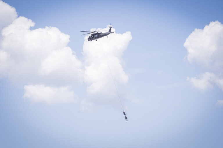 USA, Tampa, 2026-05-20. At SOF Week 2026, American special operations forces and defense industry leaders present the te